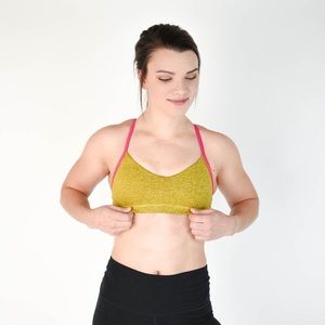 Fleo Reinette Sports Bra in Bronze Bamboo & Cabaret